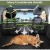 pecute automobilinis galinės sėdynės užvalkalas šunims su kietu pagrindu, 3 viename, WCDM01