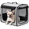 pecute sulankstomas šunų transportavimo narvas automobiliui 61 × 45 × 52 cm PC-CC01