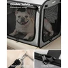pecute sulankstomas šunų transportavimo narvas automobiliui 61 × 45 × 52 cm PC-CC01