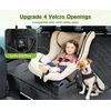 Pecute vandeniui atsparus automobilio sėdynės užvalkalas šunims su elastingu orlaidės tinkleliu 146x136 cm PSC-03