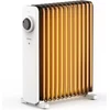 Pelonis alyvinis radiatorius 2500 W su 3D konvekcija ir termostatu NY2513-21UW