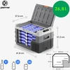 peme automobilinė šaldymo dėžė su LCD, 26,8 l, 12 V / 24 V/230 V, Quest 30
