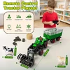 PENGBU RC nuotoliniu būdu valdomas žaislinis traktorius su priekaba, 2,4 GHz, 6661-NY