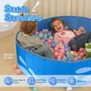 Peradix vaikiškas sulankstomas baseinas su UV apsauga, 120 x 120 x 30 cm, PVC, mėlynas