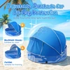 Peradix vaikiškas sulankstomas baseinas su UV apsauga, 120 x 120 x 30 cm, PVC, mėlynas