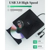 PeroBuno išorinis CD/DVD įrenginys USB 3.0 su USB-A ir USB-C jungtimis BT620