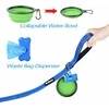 PetBonus dviguba reguliuojama šuns pavadėlio sistema su 4 paminkštintomis rankenomis, mėlyna, vidutiniams ir dideliems šunims