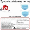 Petex automobilinė pirmosios pagalbos vaistinėlė pagal DIN 13164, 22.5 × 13 × 6,5 cm, 43930012