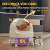 PetPivot automatinė savaime išsivalanti kačių kraiko dėžė su atvira konstrukcija AS15