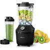 Philips stacionarus blenderis ProBlend Crush 600 W, 2 l stiklinis ąsotis, juodas HR2291/41