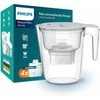Philips vandens filtravimo ąsotis 2,6 l su 4 filtrais ir elektroniniu laikmačiu Micro X-Clean Softening+