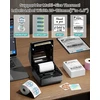 Phomemo etikečių spausdintuvas terminis 4x6 colių Bluetooth, USB, 203 dpi, D450BT