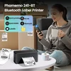 Phomemo termininė etikečių spausdintuvas Bluetooth, 4x6 colių, 203 dpi, modelis 241BT
