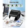 Phomemo terminis etikečių spausdintuvas Bluetooth ir USB, 150 mm/s D520BT