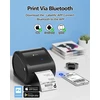 Phomemo terminis etikečių spausdintuvas Bluetooth ir USB, 150 mm/s D520BT