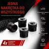 Pitlane Performance aliumininiai Schrader vožtuvų dangteliai, 4 vnt., juodi, 100081