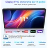 Planšetė TABWEE planšetinis kompiuteris W90, 11 colių, 24 GB RAM, 256 GB, 4G LTE ir Wi-Fi