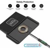 Polmxs 15 W automobilinė belaidė įkrovimo kilimėlio tipo stotelė su QC3.0, 30 cm kabelis