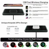 polmxs automobilinis belaidžio įkrovimo kilimėlis Qi 15 W USB-A C1 PRO