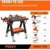 PONY Darbastalis su 2 spaustukais