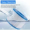 POOLPURE baseino filtro kasetės S1 PureSpa, 4 vnt., 10,8 x 10,8 x 7,5 cm, PLF-INTS1