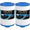POOLPURE baseino ir SPA filtrai, 2 vnt., suderinami su Unicel 6CH-940, Pleatco PWW50P3, Filbur FC-0359, Waterway Plastics 817-0050