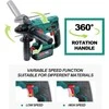 POSENPRO akumuliatorinis perforatorius 20 V, bešepetėlinis, SDS Plus, 4 Ah, 4 režimai, PCRH20