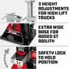 Powerbuilt All-in-One 3 t butelinis ir stovėjimo automobilio keltuvas, juodas