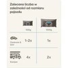 Sausintuvas Praknu automobilio drėgmės surinkimo pagalvėlė 500g su indikatoriumi ir neslystančiu kilimėliu