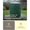 Praknu daugkartiniai sodo atliekų maišai su dangčiu ir rankenomis, 2 x 500 l