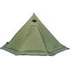Preself Tipi palapinė 4 asmenims, atspari vandeniui, ventiliuojama, su krosnies angos funkcija, 2,3kg