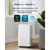 Pro Breeze 12 l/d paros oro sausintuvas su higrostatu, LED ekranu ir 2 l bakeliu, baltas