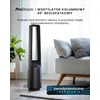 Pro Breeze koloninis belementis ventiliatorius su Wi-Fi, LED apšvietimu, 48 W, juodas, PB-F-20B-W