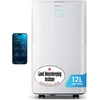 Pro Breeze oro sausintuvas 12 l per parą su Wi-Fi valdymu ir drėgmės jutikliu PB-D-18-WF
