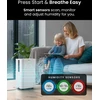Pro Breeze oro sausintuvas 12 l per parą su Wi-Fi valdymu ir drėgmės jutikliu PB-D-18-WF