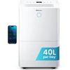 Pro Breeze oro sausintuvas 40 l per parą su Wi-Fi ir drėgmės jutikliu PB-D-32W-W