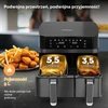 Profi Cook karšto oro gruzdintuvė 9 l, dviguba kamera, 2700 W, PC FR 1295 H