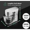 Profi Cook ProfiCook virtuvinis kombainas su 12 l nerūdijančio plieno dubeniu, 2500 W, PC-KM 1254