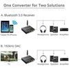 PROZOR skaitmeninis–analoginis garso keitiklis DAC su Bluetooth 5.0, 192 kHz, 24 bit