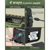 PRUNUS avarinis radijas AM/FM su saulės įkrovimu, 3000 mAh powerbanku ir SOS J-369