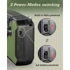 PRUNUS avarinis radijas AM/FM su saulės įkrovimu, 3000 mAh powerbanku ir SOS J-369
