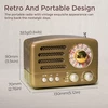 PRUNUS nešiojamas retro radijas su Bluetooth, FM/AM/SW, 1800 mAh akumuliatoriumi, J-160