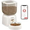 PUPPY KITTY automatinis kačių ėdalo dozatorius su Wi-Fi, balso įrašymu, 3 l, nerūdijančio plieno dubenėlis, Cain