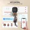 PUPPY KITTY automatinis kačių šėrytuvas su Wi-Fi, nerūdijančio plieno dubeniu, 3 l talpa, F14-W