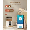 PUPPY KITTY automatinis šėrytuvas katėms ir šunims, Wi-Fi, nerūdijančio plieno dubuo, 4 l talpa, DU35L-WT