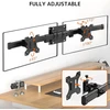 PUTORSEN sieninis laikiklis 2 monitoriams iki 35 col., po 10 kg, VESA 75/100 mm
