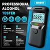 Qhpbuy alkotesteris su LCD ekranu, 0–0,20 % BAC matavimo diapazonu ir 20 kandiklių TS-004-AlcoholTester
