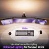 Quntis LED stalinė lempa su spaustuku, 18 W, 82,5 cm, su nuotoliniu valdymu, HT8885