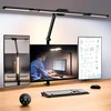 Quntis LED stalinė lempa su spaustuku, 18 W, 82,5 cm, su nuotoliniu valdymu, HT8885