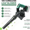 QUPERR akumuliatorinis lapų pūstuvas 18 V, 3,5 m³/min, su LCD ekranu, DW101